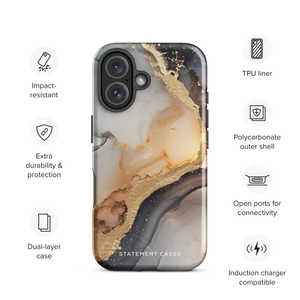 Lunar & Gold Marble for iPhone