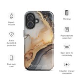 Lunar & Gold Marble for iPhone