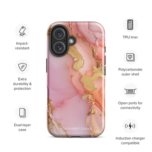 Gold Blush Marble for iPhone