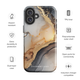 Lunar & Gold Marble for iPhone