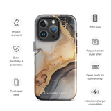 Lunar & Gold Marble for iPhone