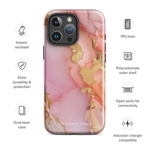 Gold Blush Marble for iPhone